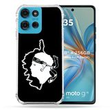 Versterkte Motorola Voyage Corsica Zwart Versterkte hoes voor Motorola G75 5G