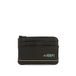 Adept Kurt portemonnee zwart 11 x 7 x 1,5 cm leer, Blanco Y Gris, portemonnee