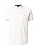 BOSS Chemise 'Paddy' taupe / blanc