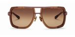 Balmain Soldier Lunettes de soleil unisexe pilote marron 59mm