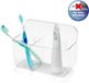 Addis badkamer organiser - tandenborstelhouder, keukenorganiser, WC organiser 2 vakken transparant