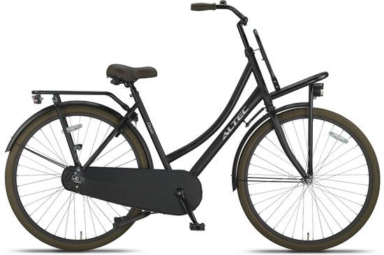 Altec Classic Transportfiets - Damesfiets - 28 inch - 53 cm - Mat Zwart