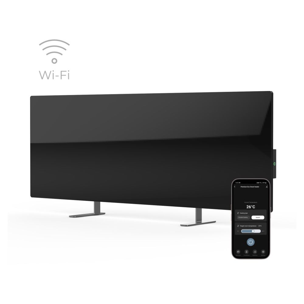 AENO GH2S Convector Elektrische Verwarming - 700W - Zwart