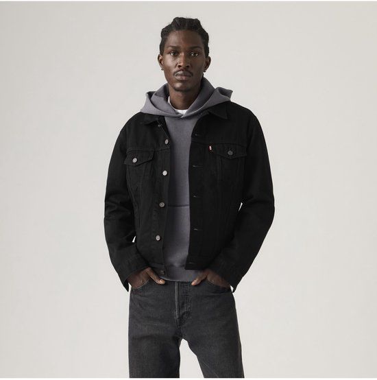 Levi's Zwart The Trucker-jack