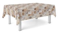 Martina Home Tafelzeil Cuisine bruin 140 rond