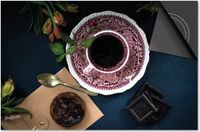 Dietrix Inductie Beschermer - 60x52cm - Koffie en Chocola - Vintage Servies