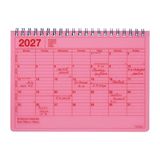MARK'S 2027 Notebook Calendar S // Neon Pink