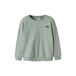 NAME IT MINI rechtvallend sweater met print - groen