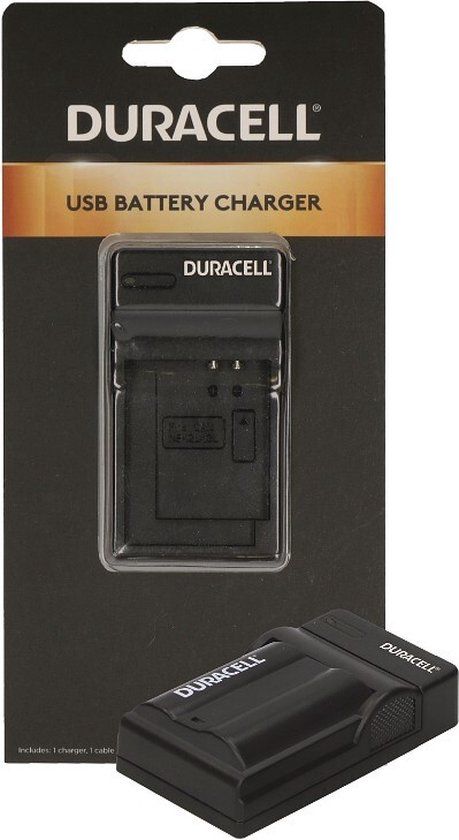 Duracell USB lader voor Nikon EN-EL15 - Zwart