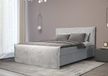 B&B Home Lit Boxspring Boro - 200x200 Cm - Bleu Foncé - Confortable - Design Élégant - Matelas À Ressorts Bonnell