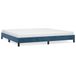 vidaXL Cadre de lit Velours Bleu foncé 200x200 cm