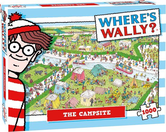 Plenty gifts spellen Plenty Gifts Where's Wally Campsite Puzzel 1000 stukjes