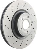 BREMBO 09.B744.51 Voorremschijf met uv-lak