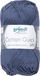 Gründl Wol Cotton Quick uni - dunne wol om te haken - breigaren - haakgaren - glanzend en huidvriendelijk - 100% katoen - 10 bollen 50 g / 125 m - naalddikte 3-4 - grijs-blauw