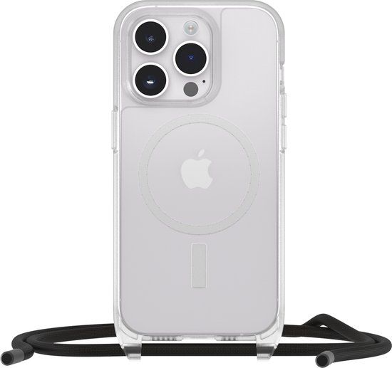 OtterBox React Necklace hoesje met MagSafe voor iPhone 14 Pro Max, Transparant