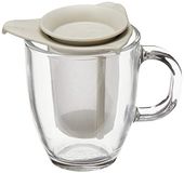 Bodum Bistro YO-YO Set - Theeglas - 350 ml - Wit