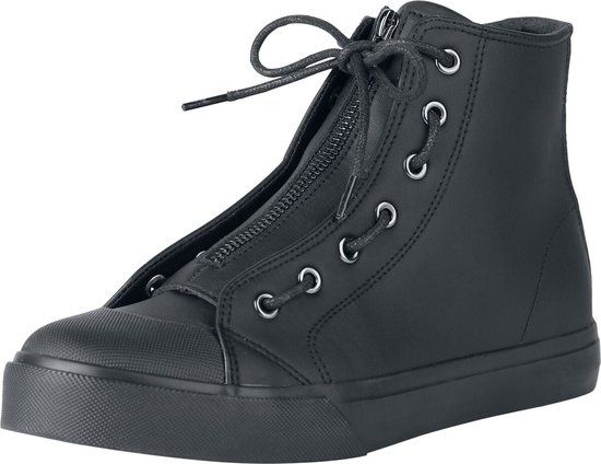 Black Premium by EMP Zwarte Hoge Sneakers van Kunstleer - Dames - EU41