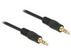 DeLOCK 0,5 m 3,5 mm M/M - Noir