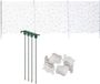 Neka Strand/camping windscherm 3 x 1,2 m - Wit