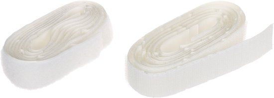 Tesa Klittenband 55224-WI - 20 x 1000 mm - Wit