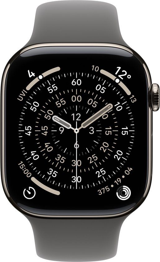 Apple Watch 46mm Sport Band - S/M - Stone Grey