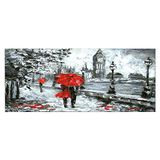 Homemania Afbeelding Londen steden en landschappen voor woonkamer, slaapkamer, meerkleurig, 70 x 3 x 100 cm, HM20KNV70 x 100 – 71, polyester, hout