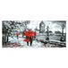 Homemania Afbeelding Londen steden en landschappen voor woonkamer, slaapkamer, meerkleurig, 70 x 3 x 100 cm, HM20KNV70 x 100 – 71, polyester, hout