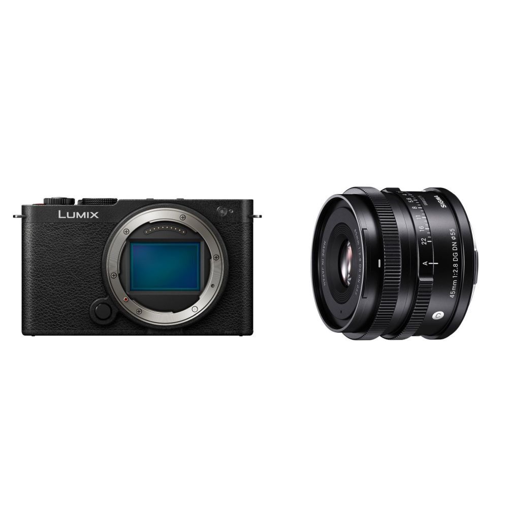 Panasonic Panasonic Lumix S9 Body Jet Black + Sigma 45mm F/2.8 DG DN Contemporary L-mount