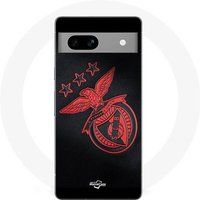 Google Pixel 7a Cover slb benfica zwarte achtergrond