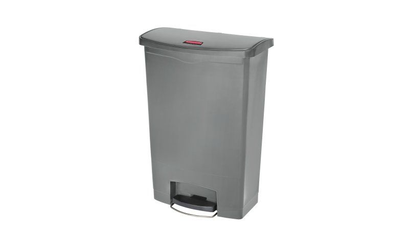 Rubbermaid 1883606 Vuilnisbak Rechthoek 90 Liter Grijs Kunststof