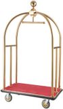 Vevor Hotelbagagewagen 500kg Bagagewagen Hotelwagen 108x64x186cm Goud