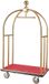 Vevor Hotelbagagewagen 500kg Bagagewagen Hotelwagen 108x64x186cm Goud