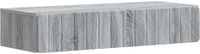vidaXL Wandgemonteerde Zijtafel Grijs sonoma 87,5 x 34,5 x 17 cm