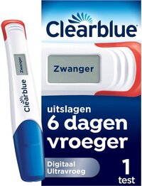 Clearblue Ultravroeg Digitale Zwangerschapstest - 1 Digitale Test