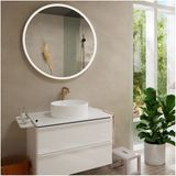 Hansgrohe Tecturis S - Wastafelkraan met afvoerplug Push-Open, CoolStart, EcoSmart, geborsteld brons 73373140