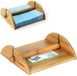 bigbuy Quttin Servethouder RVS Transparant 21,5 x 18 cm