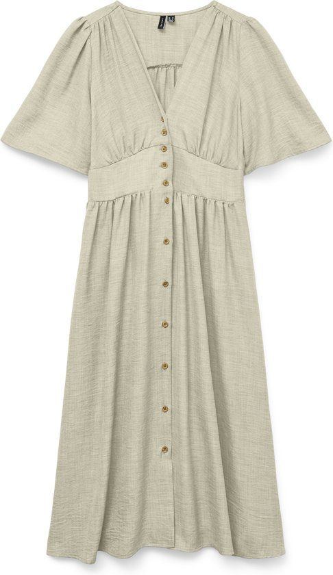 VERO MODA VMMELANEY 2/4 BLK DRESS WVN NOOS - Dames - Mini jurken