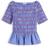 Tommy Hilfiger Dames Blouse Katoen L Blauw