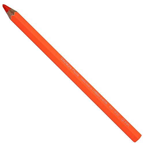 Caran d'Ache Maxi kleurpotlood Fluo Orange, Grootte: ca. 14cm, 0491.030