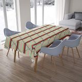 Bonamaison Tafelkleed, Anti-Mold, Sneldrogend, Waterdicht, 100% Polyester Tafellaken, 140cm x 200cm - Ontworpen en Vervaardigd in Turkije