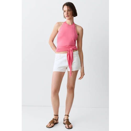 MANGO TEEN denim low waist short wit