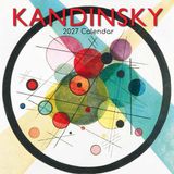 Kandinsky Gifted Stationery Co. Ltd Kalender 2027 – Maandkalender 2026-2027 – 16-maanden kalender – Kandinsky Kalender – Wandkalender met kunstwerken