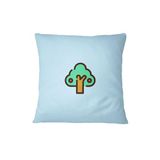 Bona Basics Decoratieve kussenhoes Lichtblauw 45x45 cm