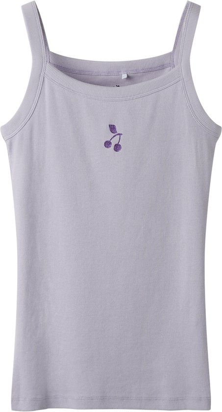 NAME IT - NKFHAISY SL XSL TOP BOX PB - Meisjes - Blouses - Mouwloos - Katoen/Elastaan - 95%/5% - Slim Fit - Orchid Petal - Maat 116