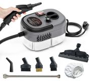 Nettoyeur haute pression Nettoyeur haute pression - Aspirateur à main avec fonction vapeur - 2500 W - 3,5 bar - 1200 ml - Multifonctionnel - 220 V, prise UE - Gris