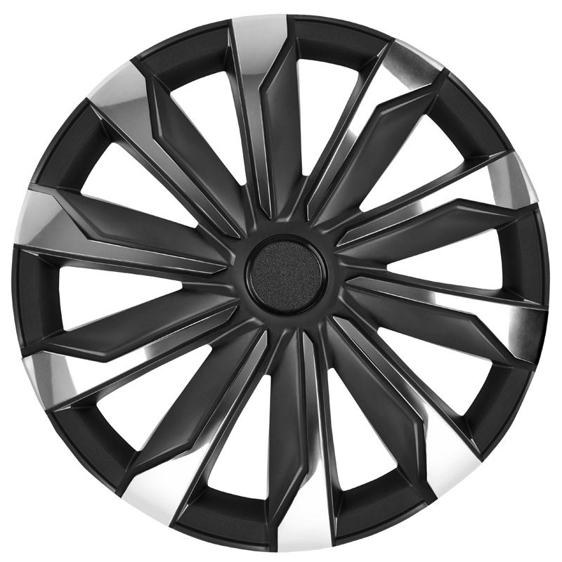 4-Delige set Typhoon 14-inch chroom/zwart