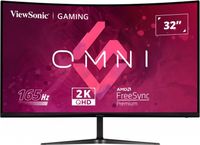 Viewsonic VX3218C-2K 32 inch QHD 165Hz Curved Gaming Monitor Zwart