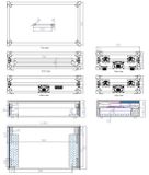 Innox Flightcase trolly voor Alpha Theta XDJAZ met laptop tray - Multikleur