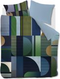 Kardol Utopia dekbedovertrek Lits-Jumeaux 240x200/220 Blauw Groen