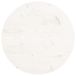VidaXL Tafelblad rond Ø40x3 cm massief grenenhout wit